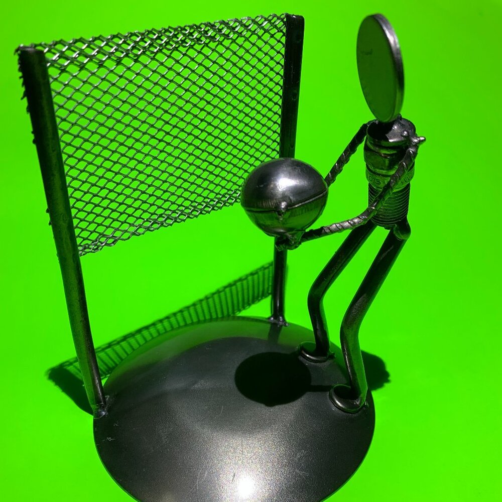 Metal Volleyball Player